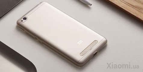 Чехол бампер для смартфонов Redmi 4A Soft Case Blue ORIGINAL