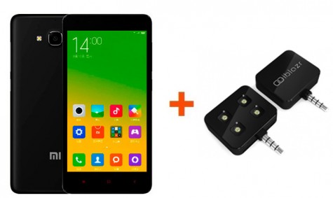 Комплект Смартфон Xiaomi Redmi 2 + Спалах iblazr LED Flash