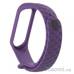 Ремешок Rhomb Design для Xiaomi Mi Band 3/4 Purple