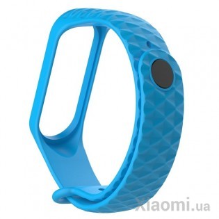 Ремешок Rhomb Design для Xiaomi Mi Band 3/4 Blue