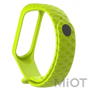 Ремінець Rhomb Design для Xiaomi Mi Band 3/4 Green