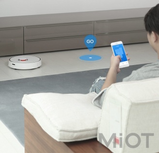 Робот пилосос миючий Xiaomi Roborock Vacuum Cleaner 2 White S50