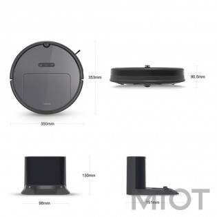 Робот-пилосос миючий Xiaomi Roborock Xiaowa Vacuum Cleaner Black E35