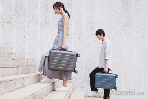 Чемодан Xiaomi Runmi 90 Ninetygo 1A Suitcase 20" Aurora Blue (6971732583519)