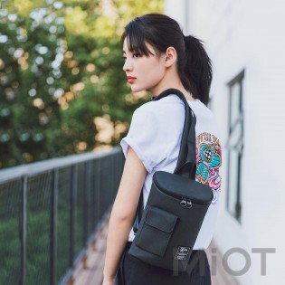 Сумка Xiaomi Runmi 90 Ninetygo Chic Casual Chest Bag Black (Ф04080)