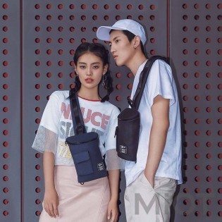 Сумка Xiaomi Runmi 90 Ninetygo Chic Casual Chest Bag Black (Ф04080)