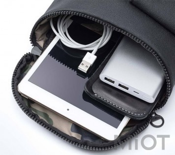 Сумка Xiaomi Runmi 90 Ninetygo Chic Casual Chest Bag Black (Ф04080)