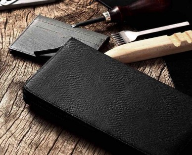 Бумажник кожаный Xiaomi Runmi 90 Points Long Wallet RMST02QB