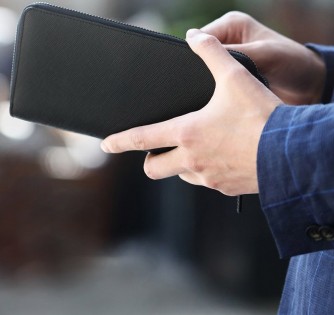 Бумажник кожаный Xiaomi Runmi 90 Points Long Wallet RMST02QB