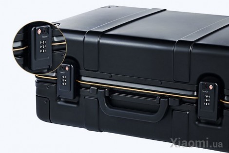 Чемодан Xiaomi Runmi 90 Ninetygo Smart Metal Suitcase 20" Black (6970055341813)