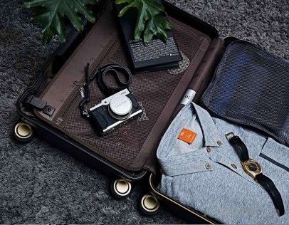 Чемодан Xiaomi Runmi 90 Ninetygo Smart Metal Suitcase 20" Black (6970055341813)