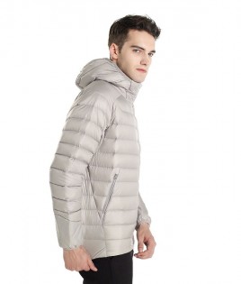 Куртка RunMi 90 points Feather coat Man Gray XL