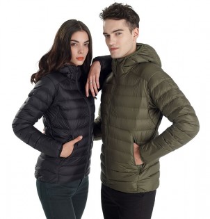 Куртка RunMi 90 points Feather coat Man Green XL