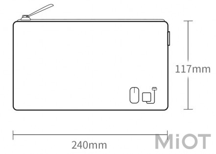 Чохол-сумка Xiaomi Runmi 90 urban simple accessories bag