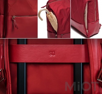 Рюкзак Xiaomi Runmi 90 Ninetygo Fashion city Lingge shoulder Bag Black