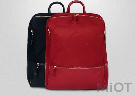 Рюкзак Xiaomi Runmi 90 Ninetygo Fashion city Lingge shoulder Bag Black