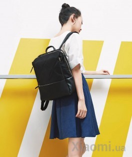 Рюкзак Xiaomi Runmi 90 Ninetygo Fashion city Lingge shoulder Bag Black