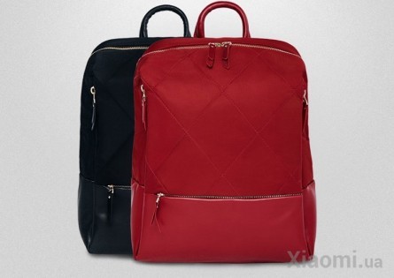 Рюкзак Xiaomi Runmi 90 Ninetygo Fashion city Lingge shoulder Bag Red