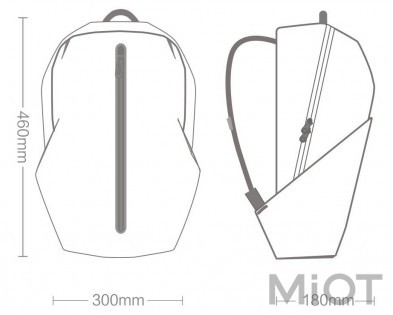 Рюкзак Xiaomi Runmi 90 Ninetygo All-weather Daypack Backpack Blue