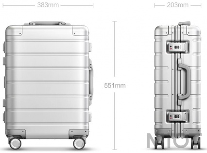 Валіза Чемодан Xiaomi Runmi 90 Ninetygo Metal Box 20" Silver (6970055343374)