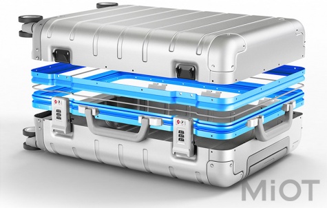 Валіза Чемодан Xiaomi Runmi 90 Ninetygo Metal Box 20" Silver (6970055343374)
