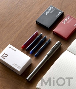 Набір картриджів Xiaomi KACO для пір'яних ручок SKY Pens 12pcs Black/Red