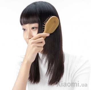 Массажная расческа для волос SMATE Care Massage Comb Light Brown