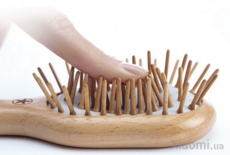 Массажная расческа для волос SMATE Care Massage Comb Light Brown