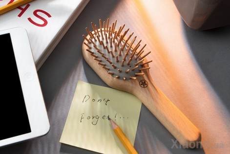 Массажная расческа для волос SMATE Care Massage Comb Light Brown