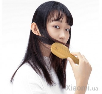 Массажная расческа для волос SMATE Care Massage Comb Light Brown