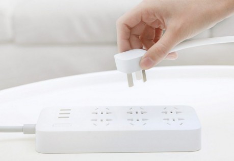 Подовжувач Xiaomi Mi Power Strip Quick Charger 2.0 (6 + 3 USB-port) White