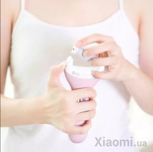 Электрическая роликовая пилка Xiaomi Yueli Electric Water-Proof Foot Pedicurer Pink