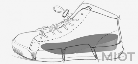 Устілки Xiaomi Senthmetic With increased height insole PU18ZG001