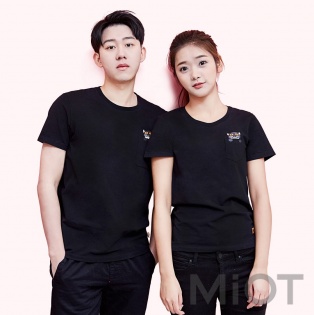 Футболка Xiaomi Mi Short-Sleeved T-shirt pocket Xiaomi Mi Bunny Black L