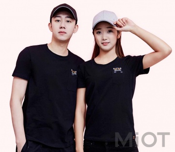 Футболка Xiaomi Mi Short-Sleeved T-shirt pocket Xiaomi Mi Bunny Black L