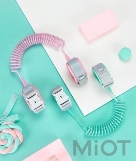 Дитячий поводок Xiaomi ShuoMi Anti-Lost Traction Bracelet Mint 3010014