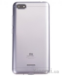 Чехол бампер силиконовый для Xiaomi Redmi 6A Clear