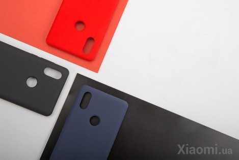 Чехол бампер Silicone Case Xiaomi Mi Xiaomi Mix 2S Red