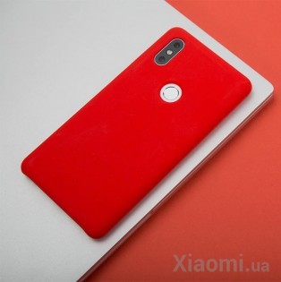 Чехол бампер Silicone Case Xiaomi Mi Xiaomi Mix 2S Red