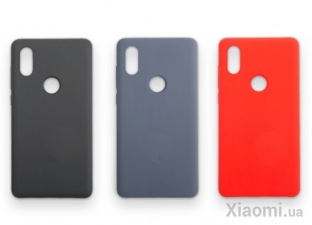 Чехол бампер Silicone Case Xiaomi Mi Xiaomi Mix 2S Red