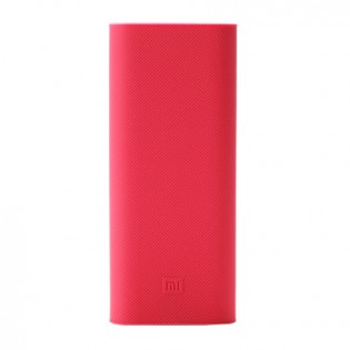 Чехол силиконовый для Xiaomi Mi Powerbank 16000 mAh Red