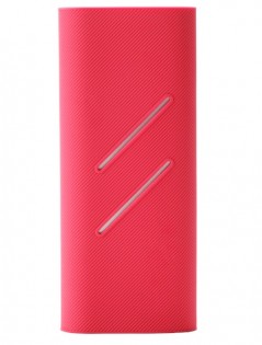 Чехол силиконовый для Xiaomi Mi Powerbank 16000 mAh Red