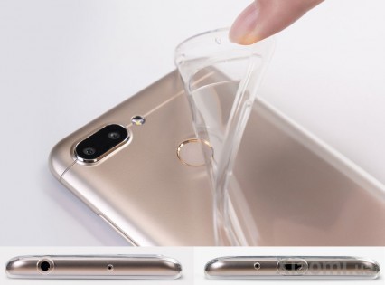 Чехол бампер силиконовый для смартфонов Xiaomi Redmi 6 Clear