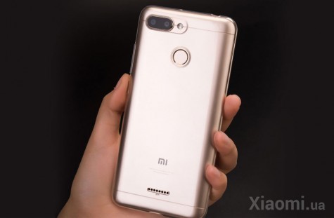 Чехол бампер силиконовый для смартфонов Xiaomi Redmi 6 Clear