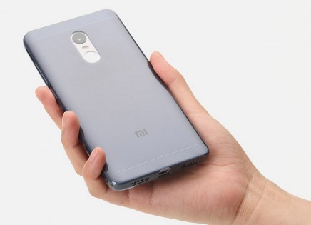 Чехол бампер силиконовый для смартфонов Xiaomi Redmi Note 4X Dark Gray