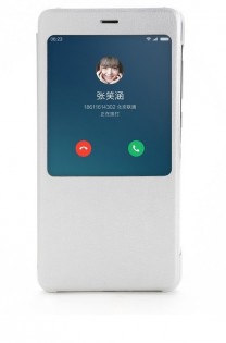 Чехол книжка с окошком Smart Display для смартфонов Xiaomi Note 4 Silver 1163000019