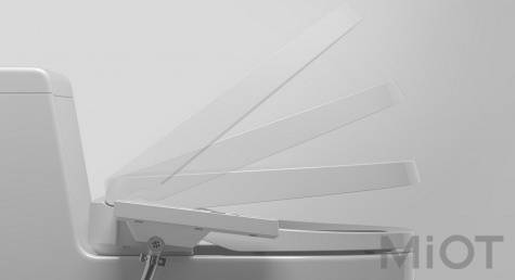Розумна кришка для унітаза Smart Toilet Cover White (ZNMTG01ZM)