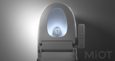 Розумна кришка для унітаза Smart Toilet Cover White (ZNMTG01ZM)