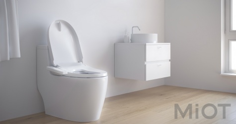 Розумна кришка для унітаза Smart Toilet Cover White (ZNMTG01ZM)