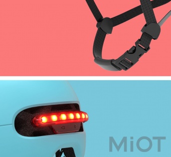 Захисний шолом Xiaomi Smart4u City Light Riding Smart Helmet SH50 Blue